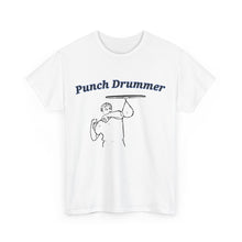 Load image into Gallery viewer, Punch Drummer - outline Unisex Heavy Cotton Tee