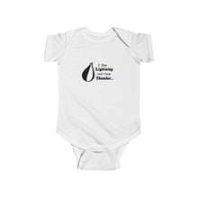 Load image into Gallery viewer, Infant Bodysuit - "I Pee Lightning and I Poop Thunder" & "Baby Bagger"