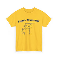 Load image into Gallery viewer, Punch Drummer - outline Unisex Heavy Cotton Tee