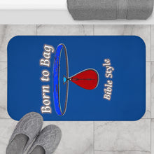 Load image into Gallery viewer, Born to Bag_Blue Bath Mat