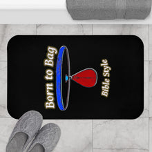 Load image into Gallery viewer, Born to Bag_Black Bath Mat