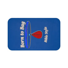 Load image into Gallery viewer, Born to Bag_Blue Bath Mat