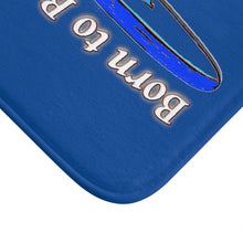 Load image into Gallery viewer, Born to Bag_Blue Bath Mat