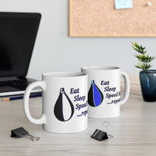 Load image into Gallery viewer, Eat Sleep Speed Bag, Repeat...Coffee Mug 11oz