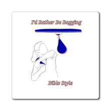 Load image into Gallery viewer, I'd rather be Bagging- lady bagger Magnet