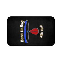 Load image into Gallery viewer, Born to Bag_Black Bath Mat