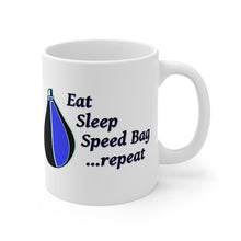 Load image into Gallery viewer, Eat Sleep Speed Bag, Repeat...Coffee Mug 11oz