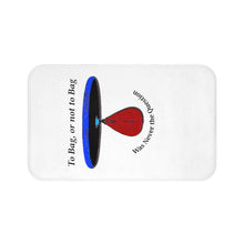 Load image into Gallery viewer, To Bag or Not to Bag_White Bath Mat
