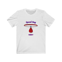 Load image into Gallery viewer, Speed Bag Addict colorful Unisex Jersey Short Sleeve Tee