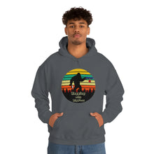 Load image into Gallery viewer, Bagging With BigFoot_Unisex Heavy Blend™ Hooded Sweatshirt