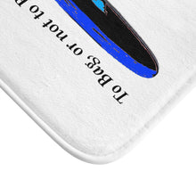 Load image into Gallery viewer, To Bag or Not to Bag_White Bath Mat