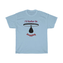 Load image into Gallery viewer, I'd Rather Be Bagging RED Unisex Heavy Cotton Tee