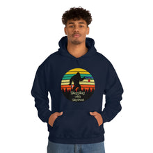 Load image into Gallery viewer, Bagging With BigFoot_Unisex Heavy Blend™ Hooded Sweatshirt