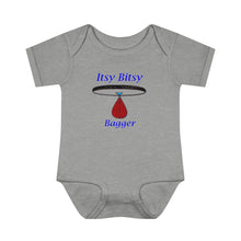 Load image into Gallery viewer, Itsy Bitsy Bagger _Infant Baby Rib Bodysuit