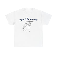 Load image into Gallery viewer, Punch Drummer - outline Unisex Heavy Cotton Tee
