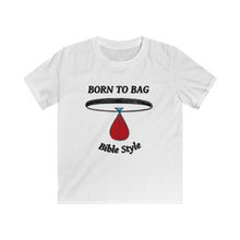 Load image into Gallery viewer, BORN TO BAG Kids Softstyle Tee
