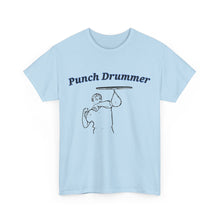 Load image into Gallery viewer, Punch Drummer - outline Unisex Heavy Cotton Tee
