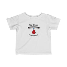 Load image into Gallery viewer, My Mom&#39;s a Speed Bagger Infant Fine Jersey Tee
