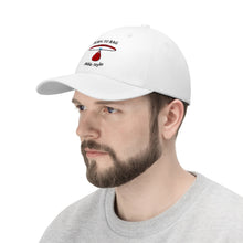 Load image into Gallery viewer, Born to Bag_White Unisex Twill Hat

