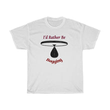 Load image into Gallery viewer, I&#39;d Rather Be Bagging RED Unisex Heavy Cotton Tee
