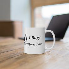 Load image into Gallery viewer, To Bag, or Not to Bag Ceramic Mug 11oz
